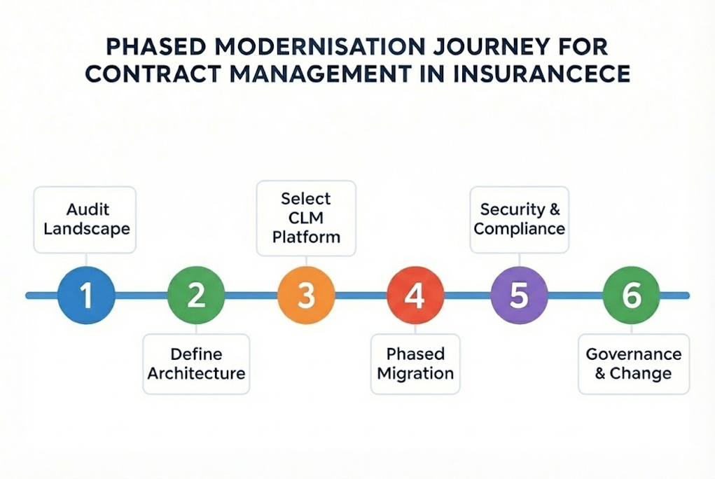 How can insurers modernize contract management without replacing core systems?