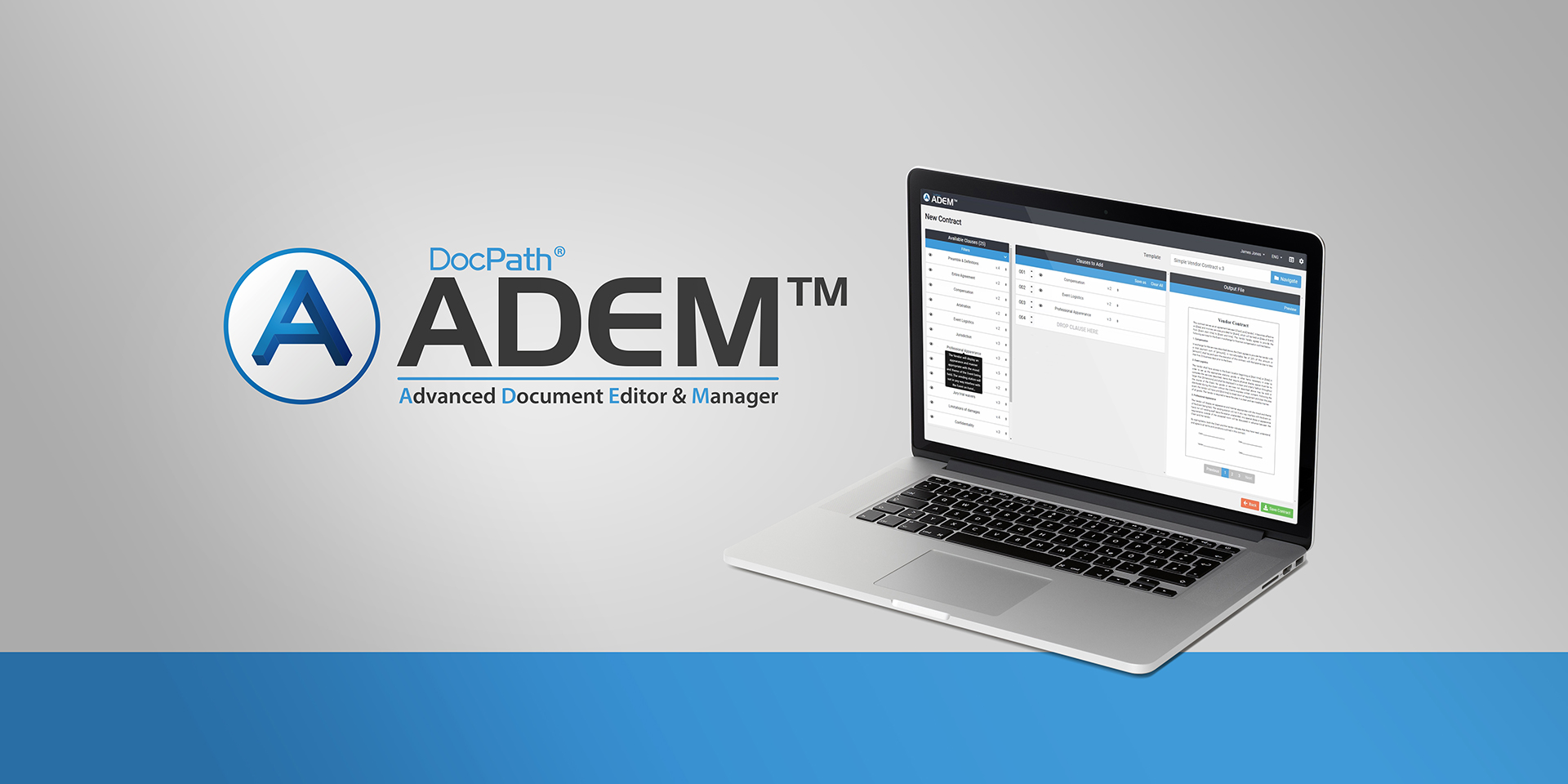 DocPath lanza “ADEM”, su nueva solución de Software Documental, “Advanced Document Editor and Manager” - Editor y Gestión de documentos avanzado.