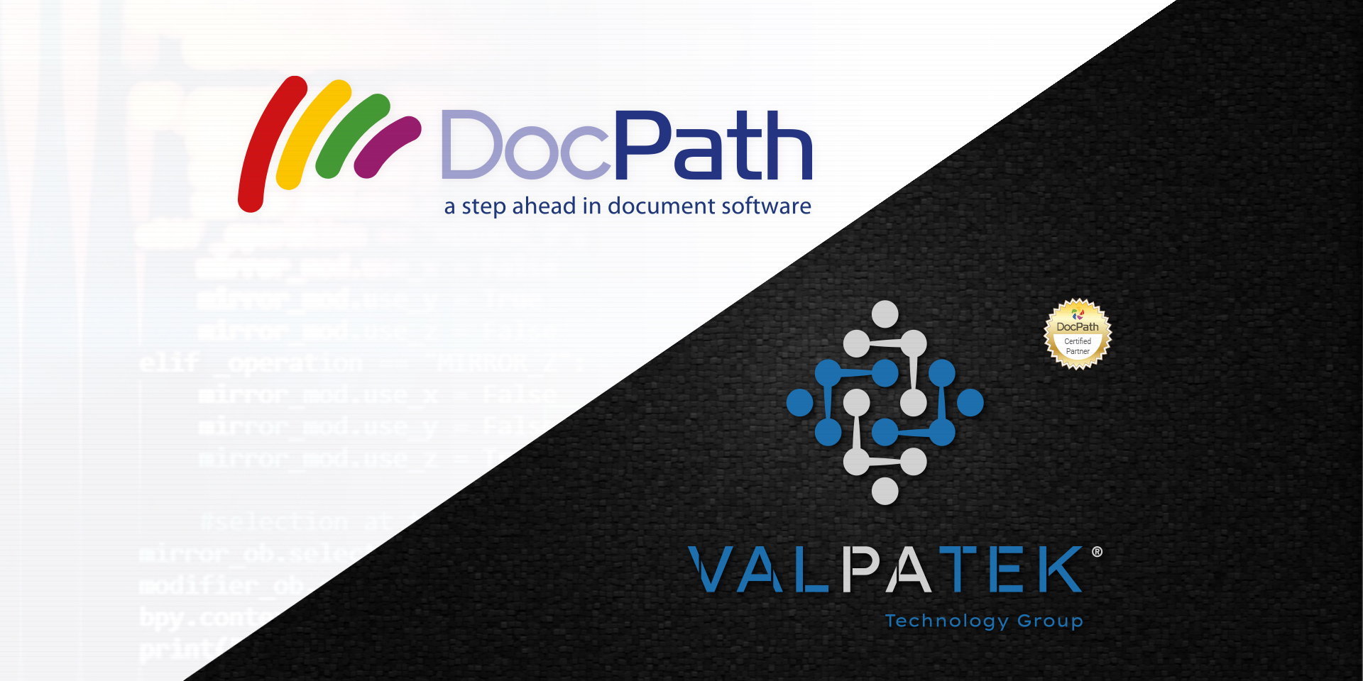 Valpatek Technology Group, un nuevo socio certificado en tecnología de documentos DocPath